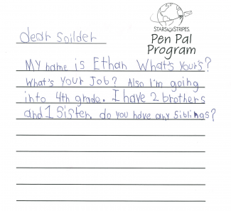 Ethan's letter