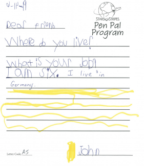 John's letter