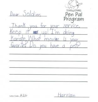 Harrison's Letter 